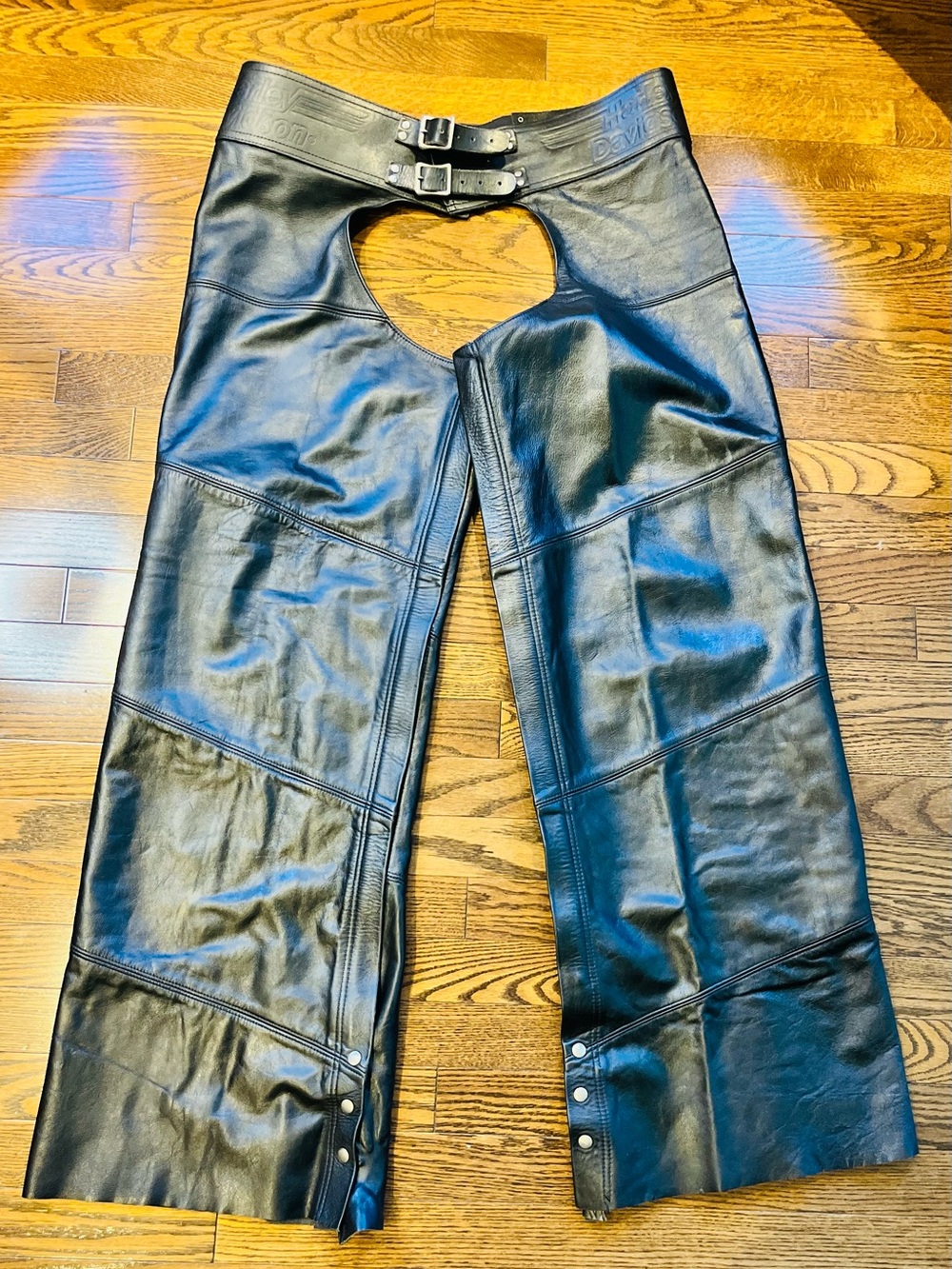 Vintage Harley-Davidson Leather Chaps XXL